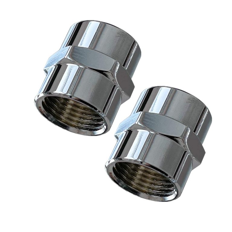 1/2 brass chrome plating coupling for shower tube