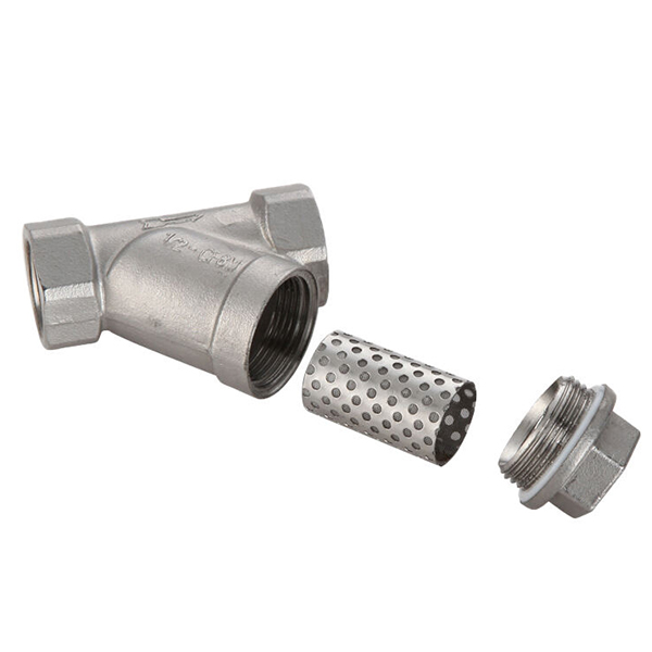 3/8 Inch Threaded 316 Stainless Steel Check Valve, Y-Type Structure, 800 PSI Pressure Resistance