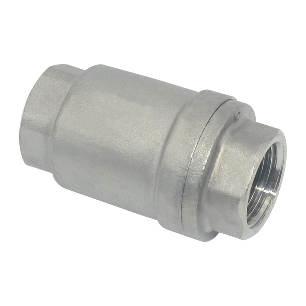 3/8 in. 316 Stainless Steel Thread 200 PSI 2PC Water Media Vertical Check Valve