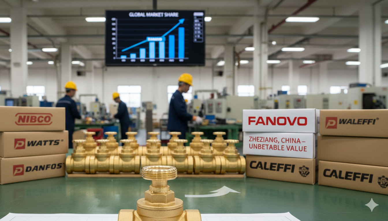 A collection of high-quality brass valves from top manufacturers
