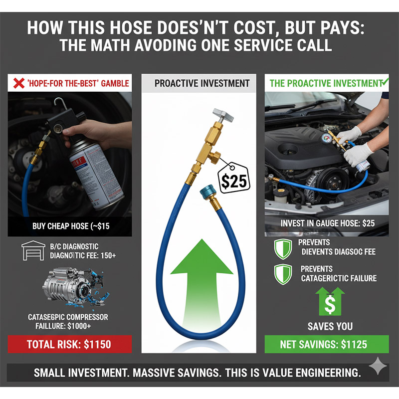 Refrigerant Charge Hose with Gauge.2