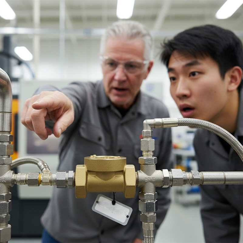 Single Window Pipe Sight Glass .5