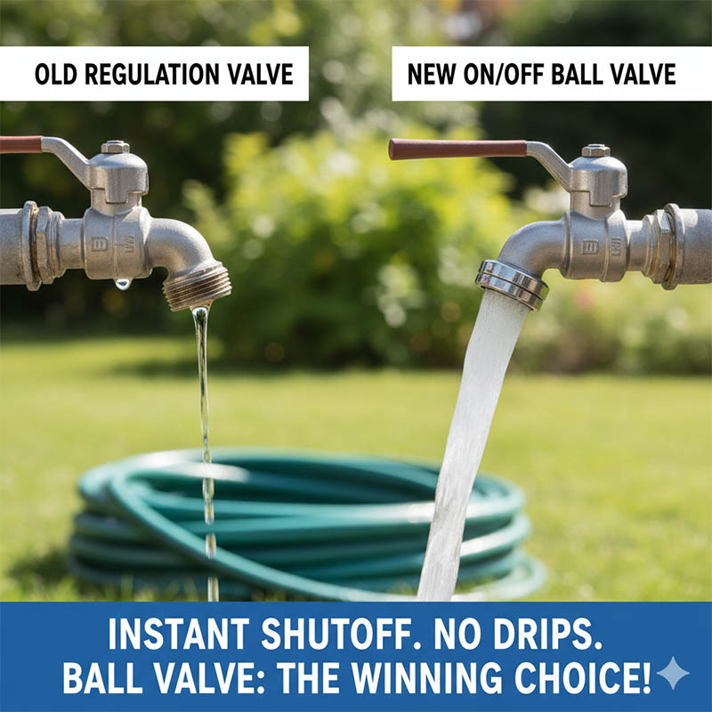 better gate valve or ball valve for garden hose.2