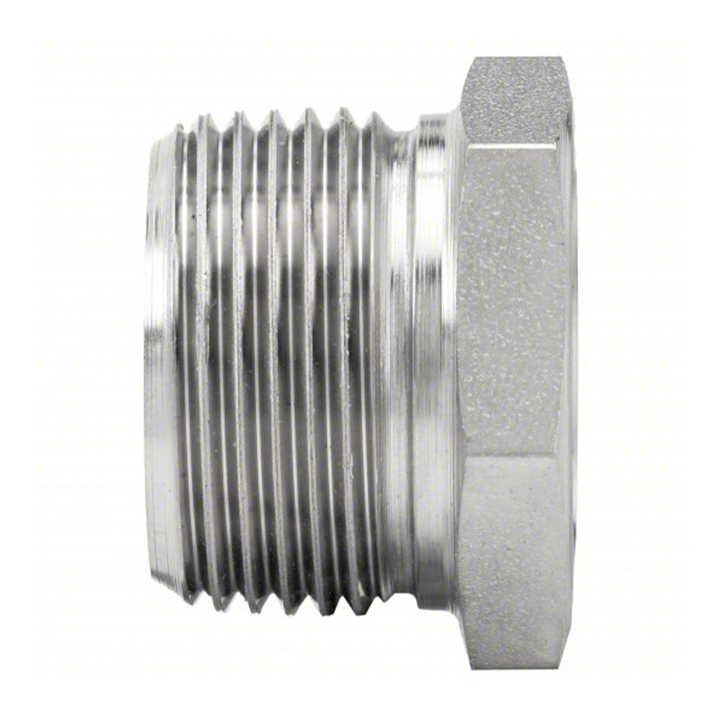 1″-11 1/2 NPT Male Carbon Steel 500 °F High Temperature 1250 PSI Fused Sight Glass for Gear Boxes/Reservoirs