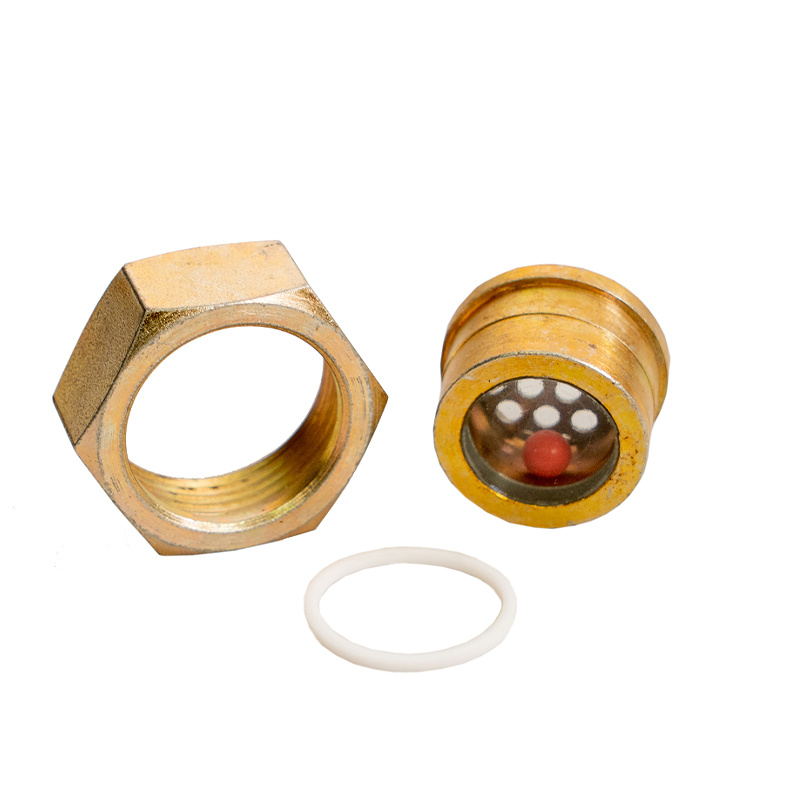 1/2″ MPT Nickel Plate Steel Thread 750 PSI 300°F Fused Lens Sight Glass