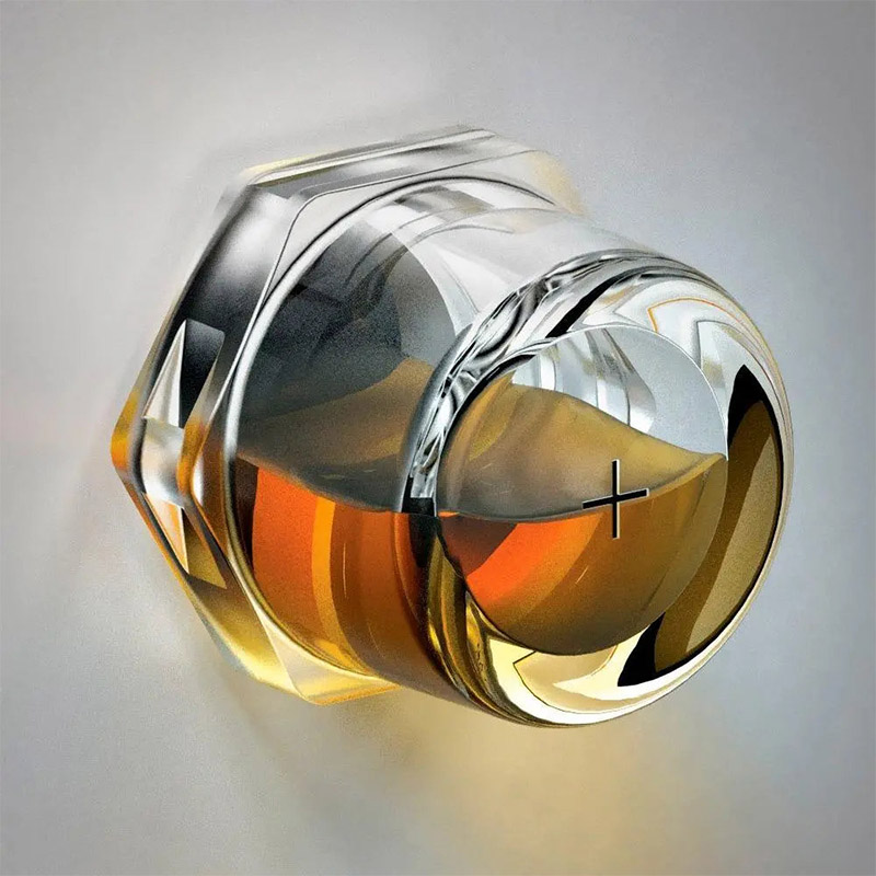 Shatterproof Polycarbonate Oil Sight Glass for 3D Visual Fluid Monitoring