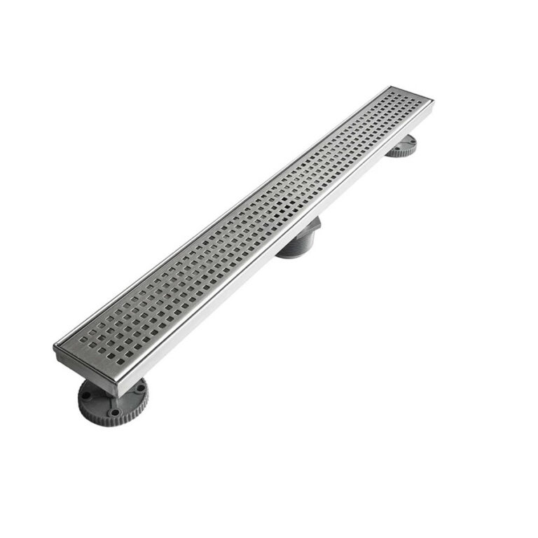 rectangular linear shower floor drain